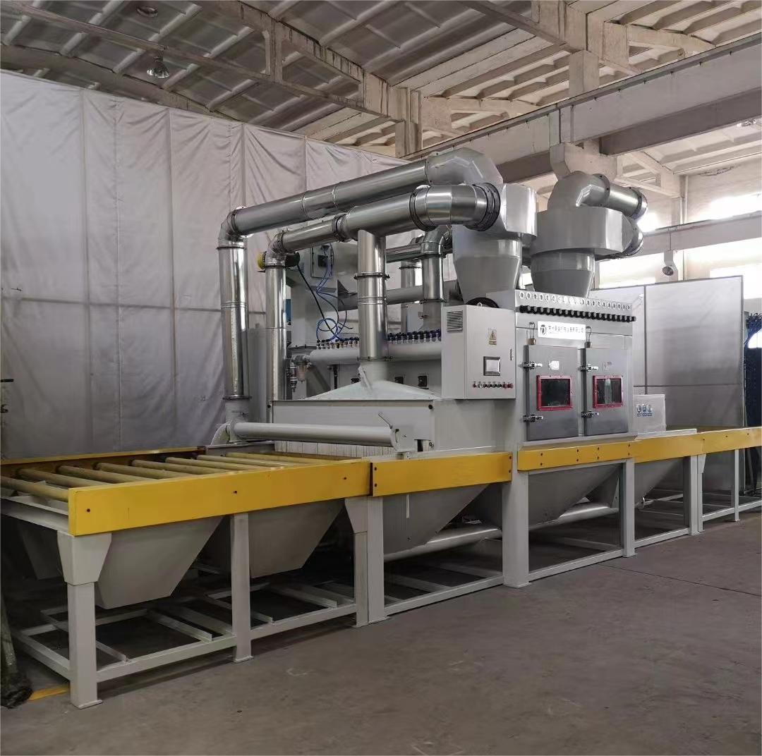 中卫抛丸机跑砂是什么原因