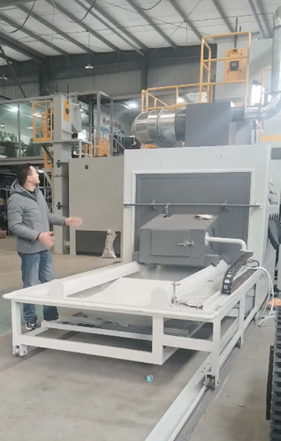 中卫喷砂机在汽车制造中的表面处理应用