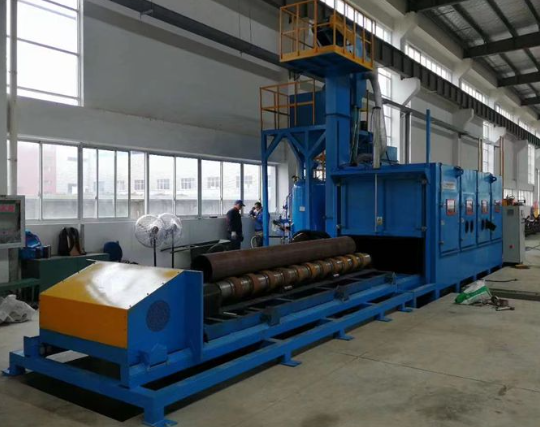 中卫喷砂机在管道除锈中的现场施工应用